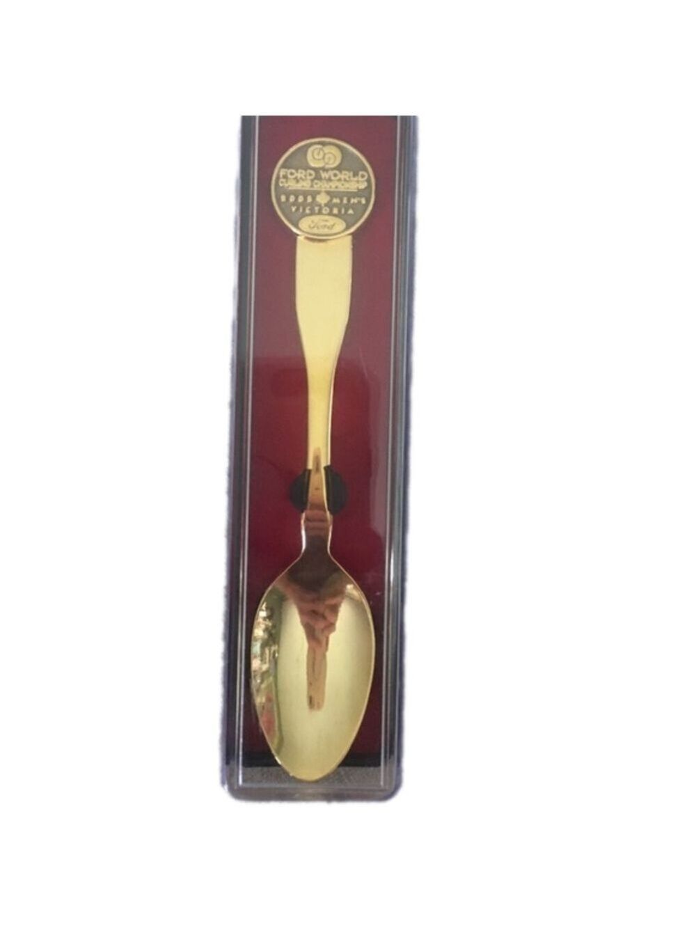 2005 Ford curling championship collector spoon gold colour